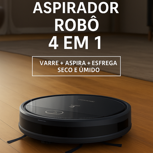 Aspirador Robô Inteligente 3 em 1 CleanPro™